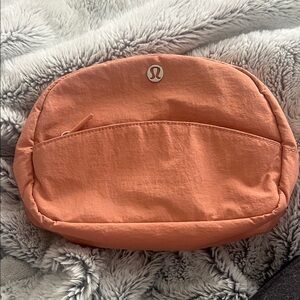Lululemon Athletica Peach Cosmetic Case